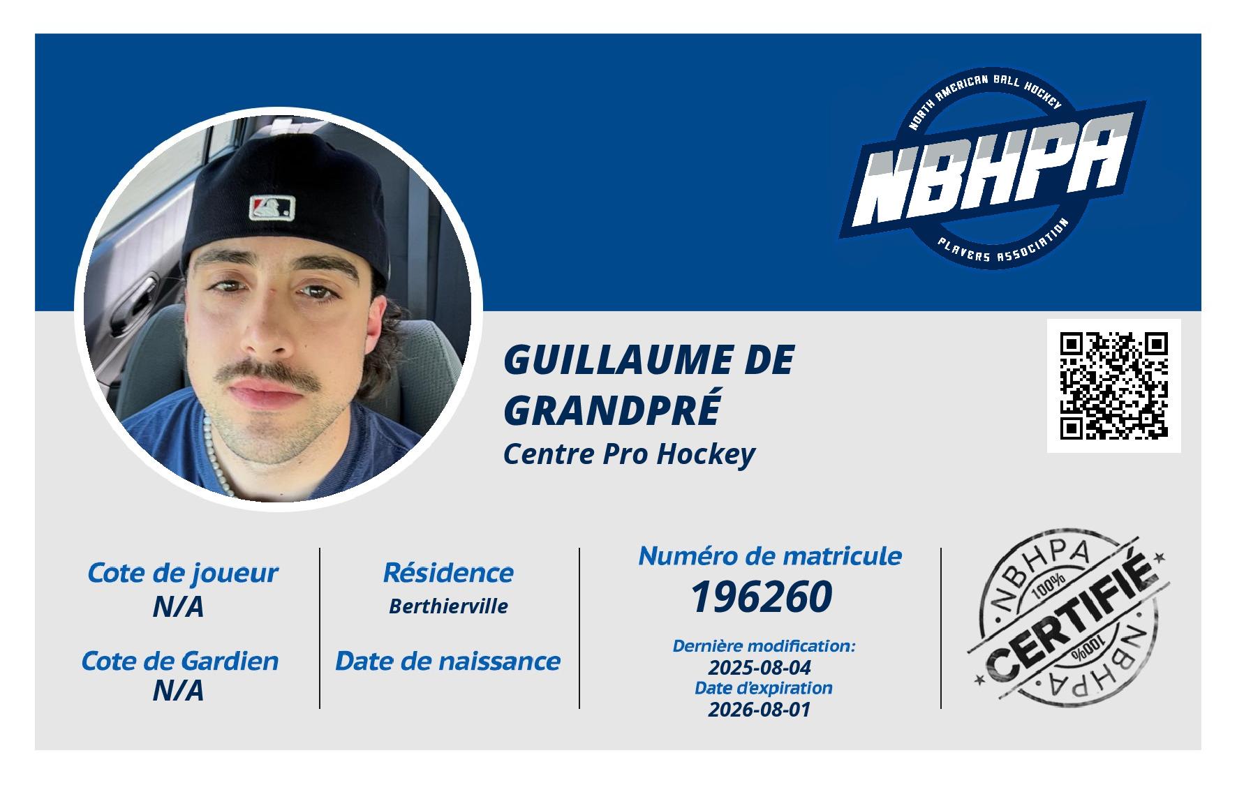 Guillaume De Grandpré