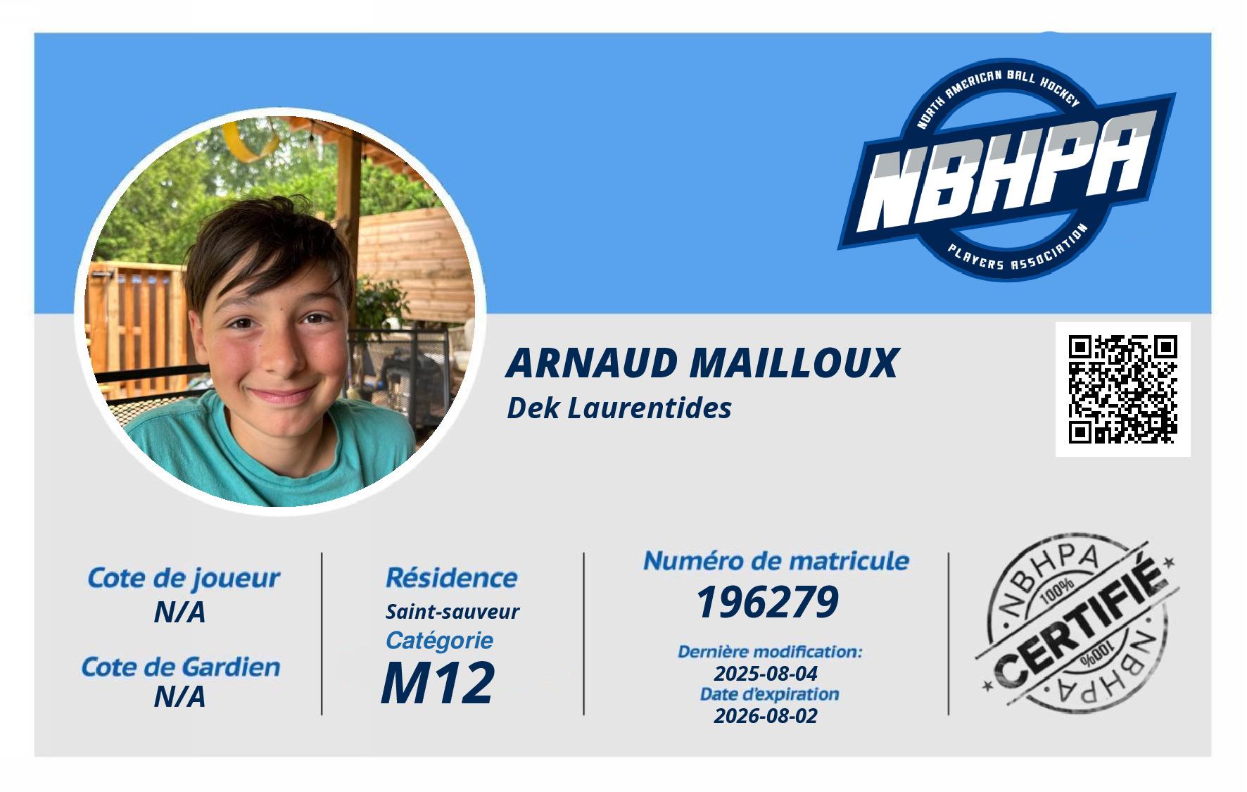 Arnaud Mailloux 