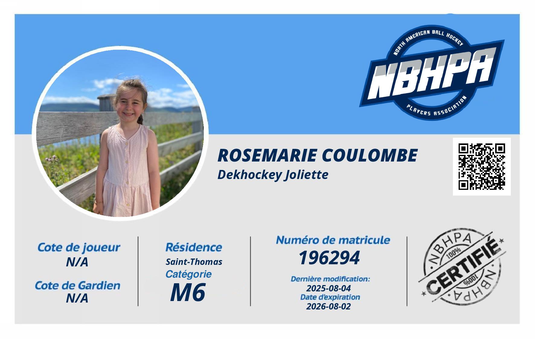 Rosemarie Coulombe