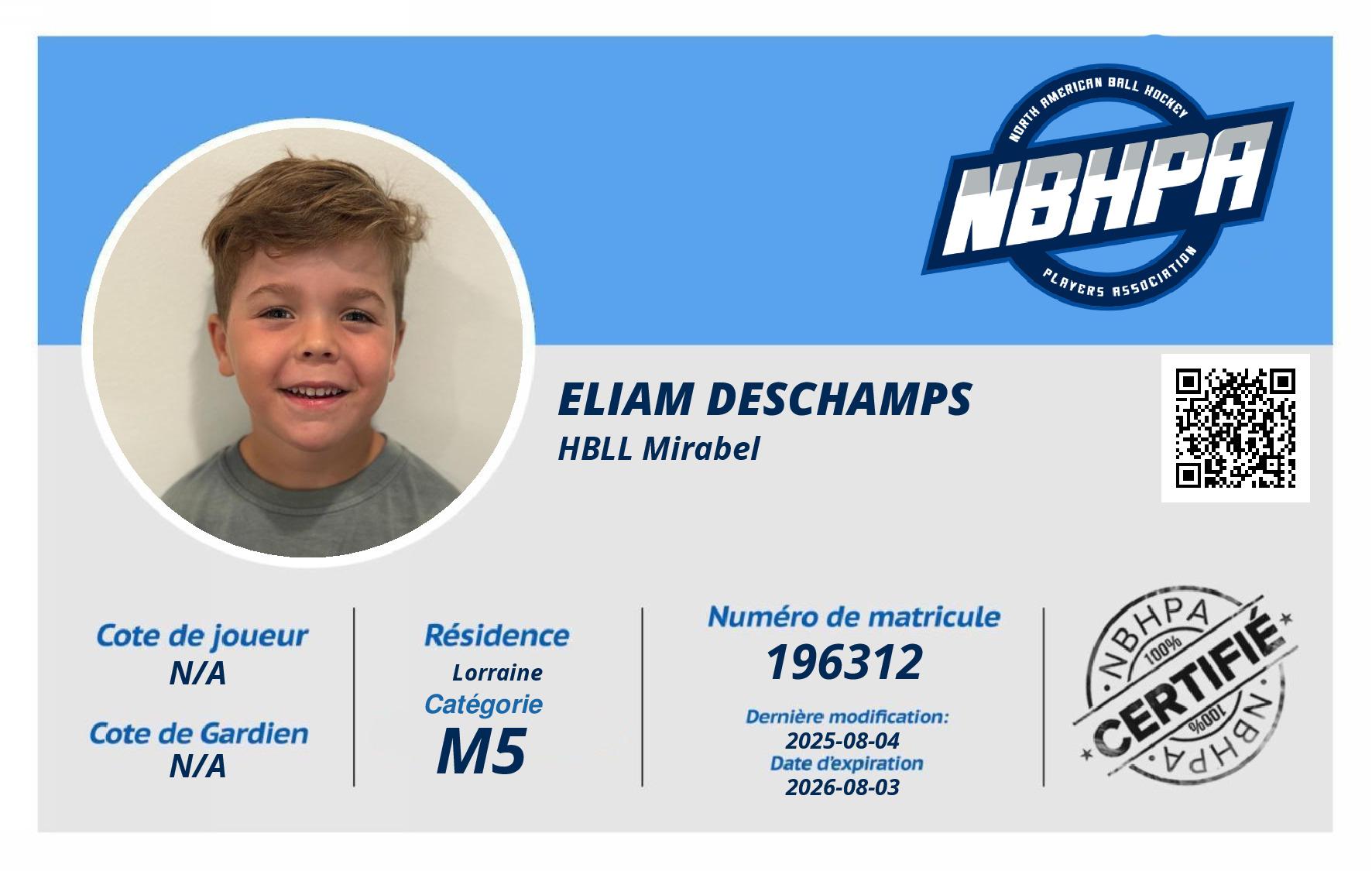 Eliam Deschamps