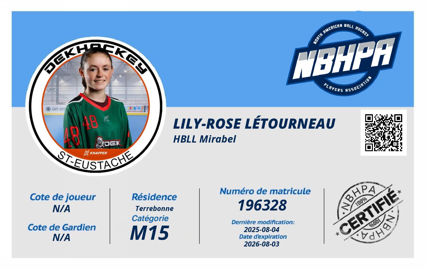 Lily-Rose Létourneau