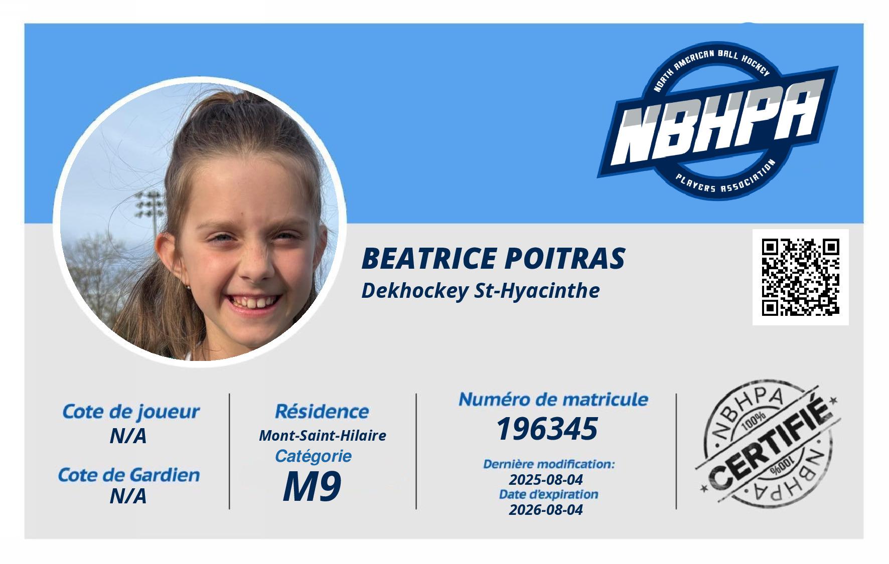 Beatrice Poitras