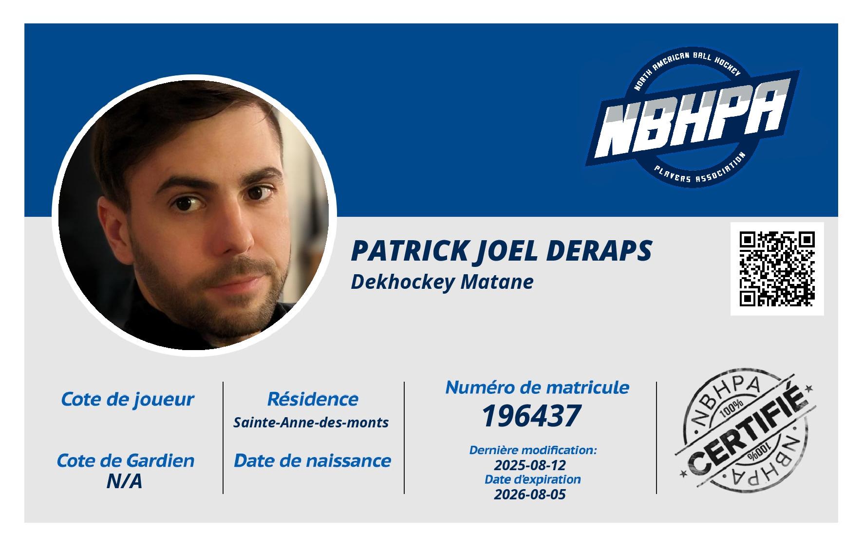 Patrick Joel Deraps