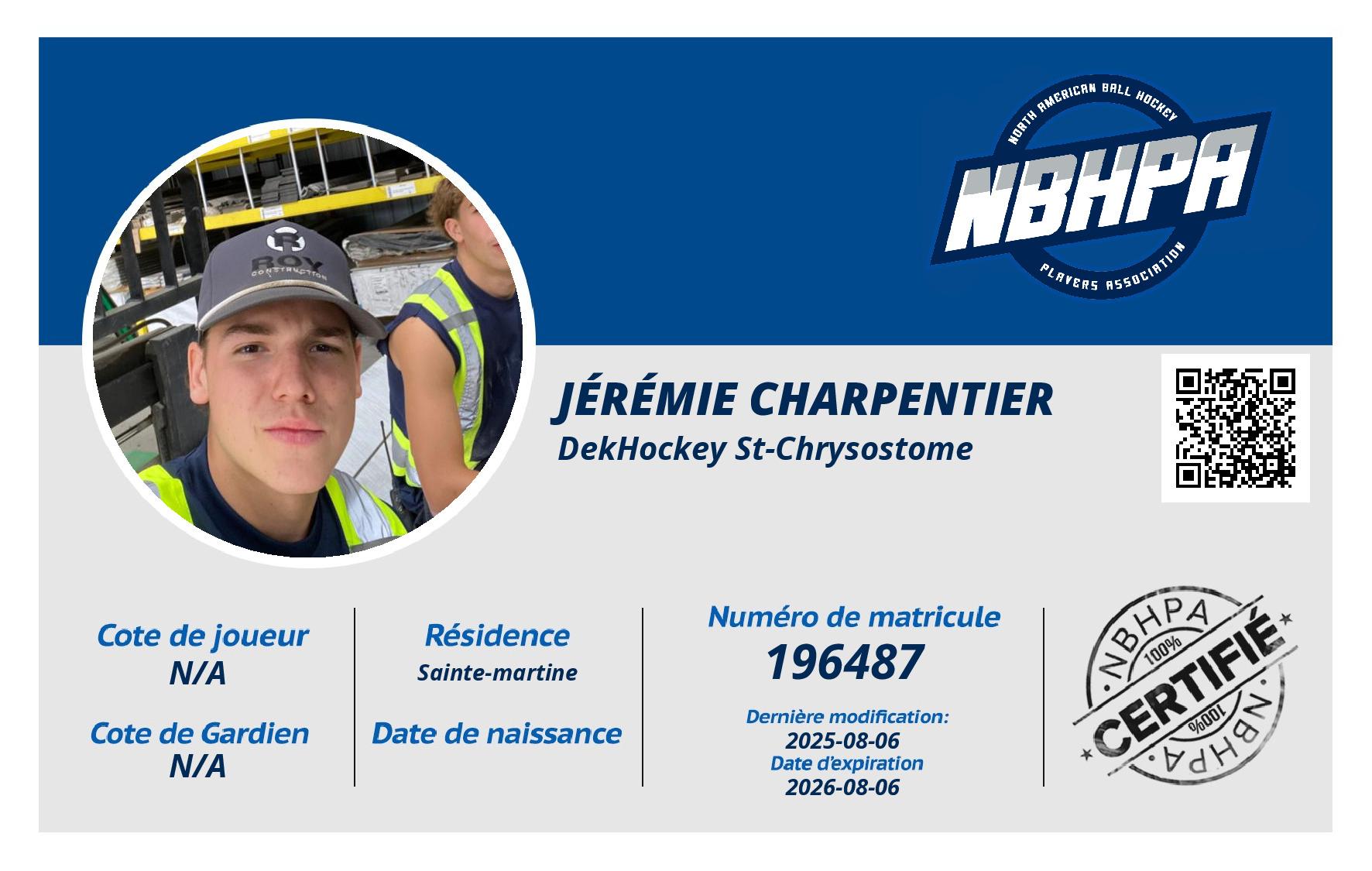 Jérémie Charpentier