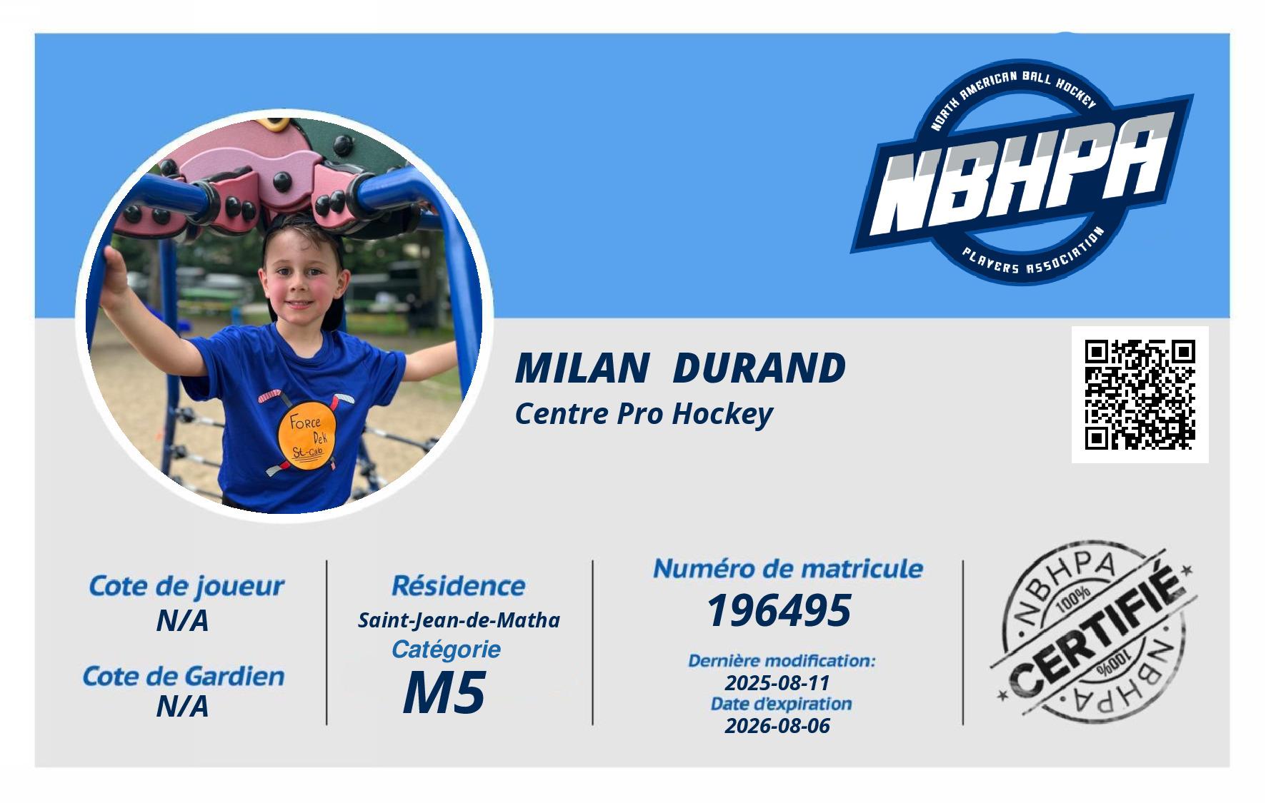 Milan  Durand