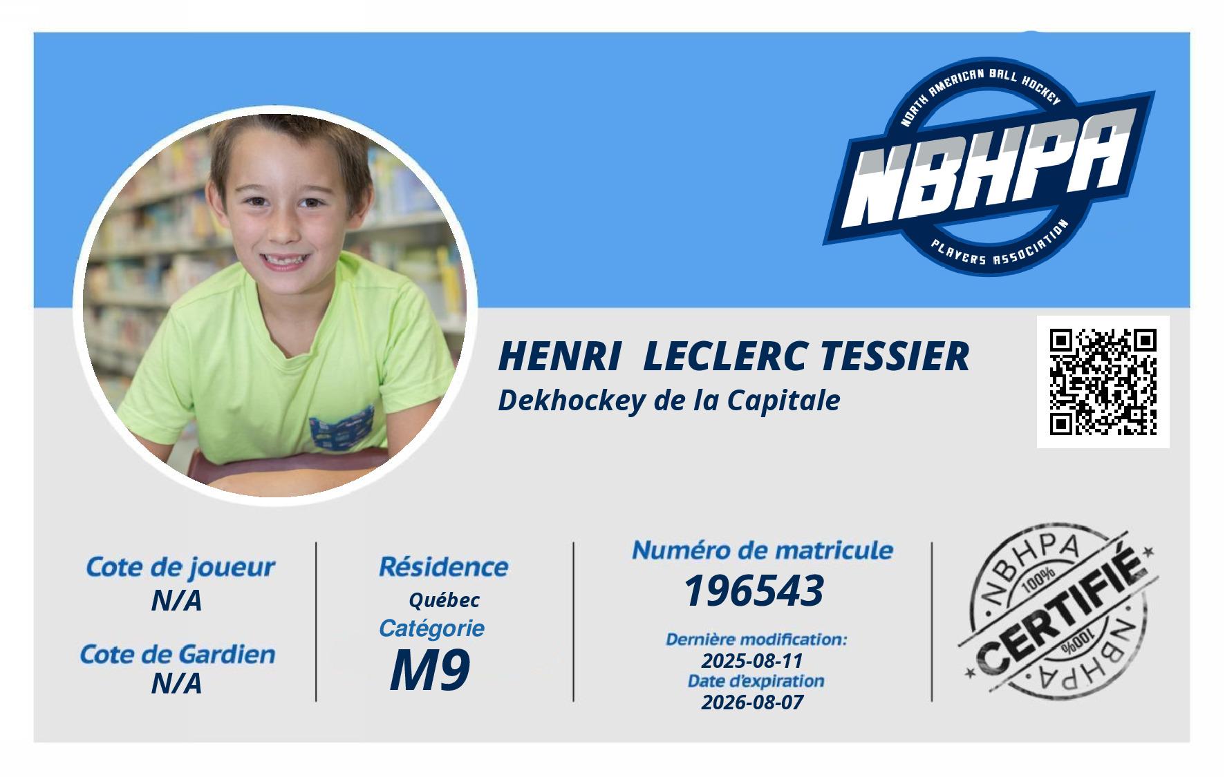 Henri  Leclerc Tessier