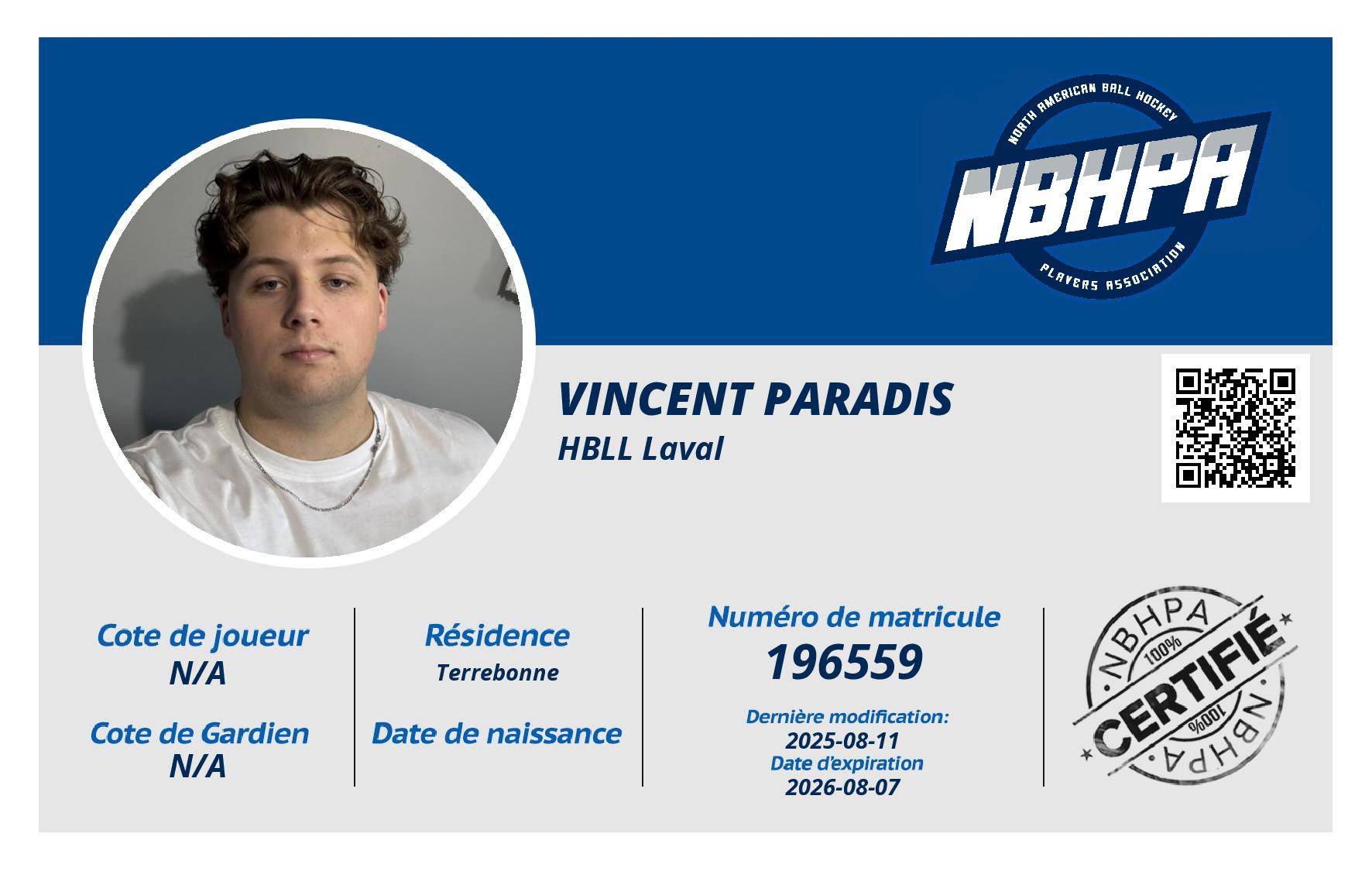 Vincent Paradis