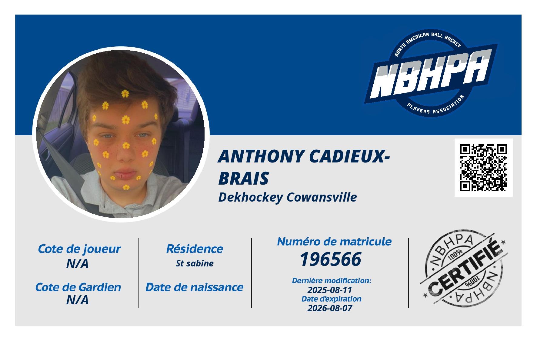 Anthony Cadieux-Brais
