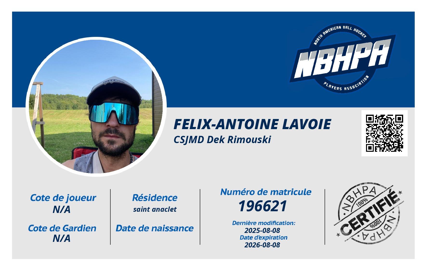 Felix-Antoine Lavoie