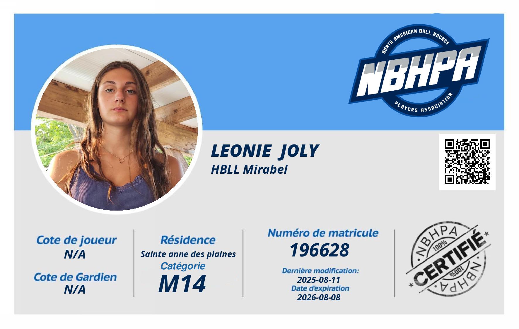 Leonie  Joly