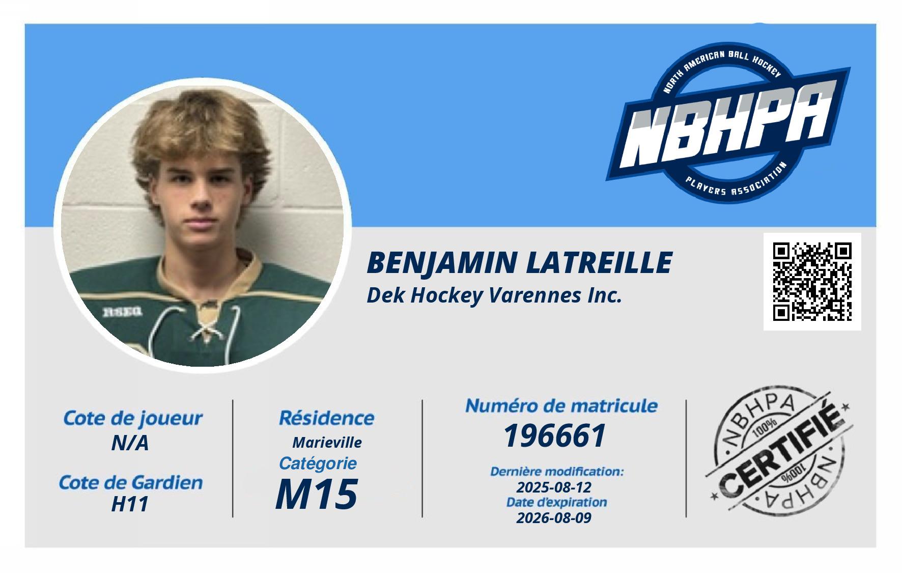 Benjamin Latreille