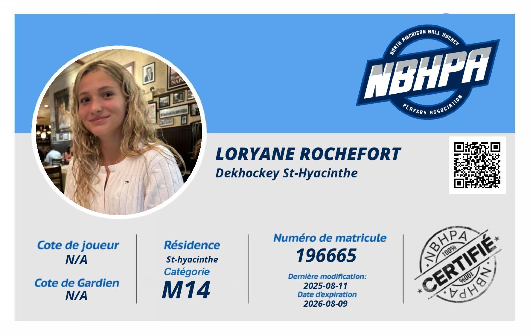 Loryane Rochefort