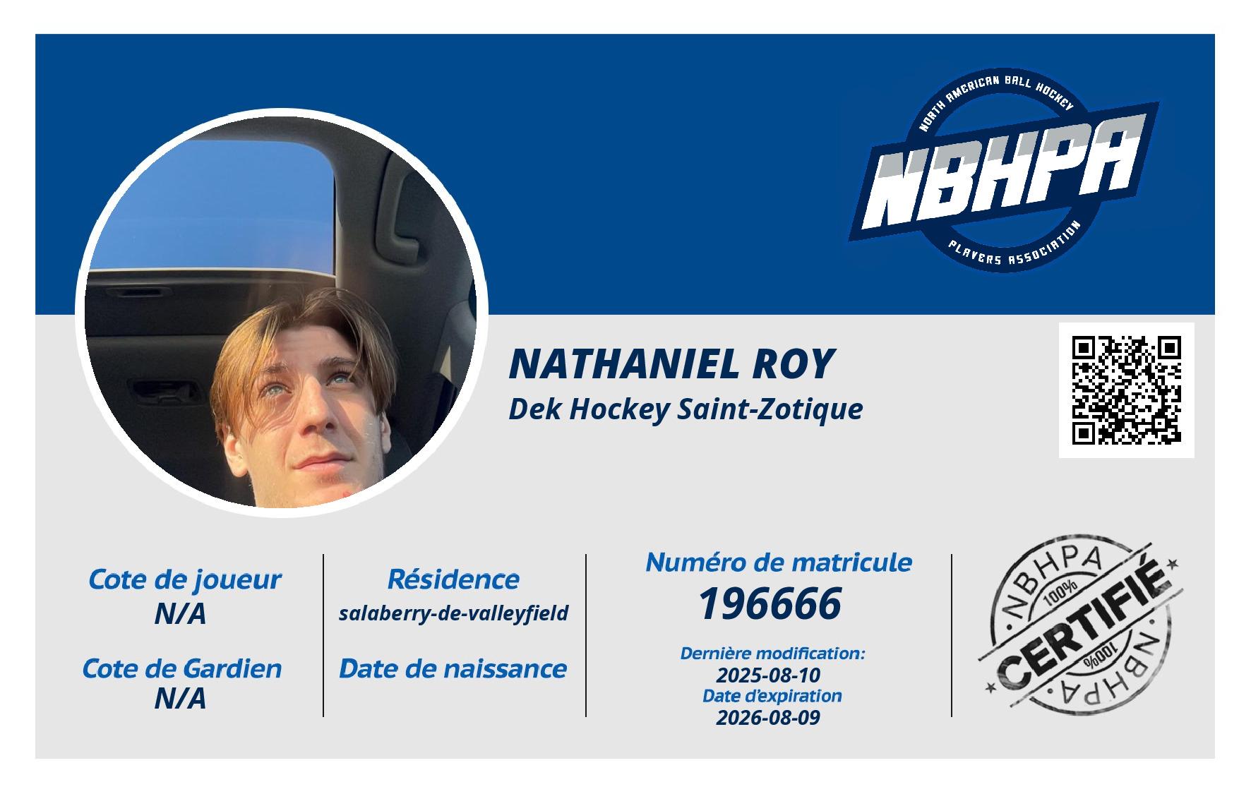 Nathaniel Roy