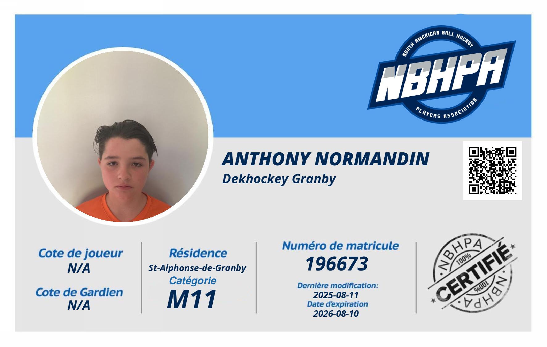 Anthony Normandin 