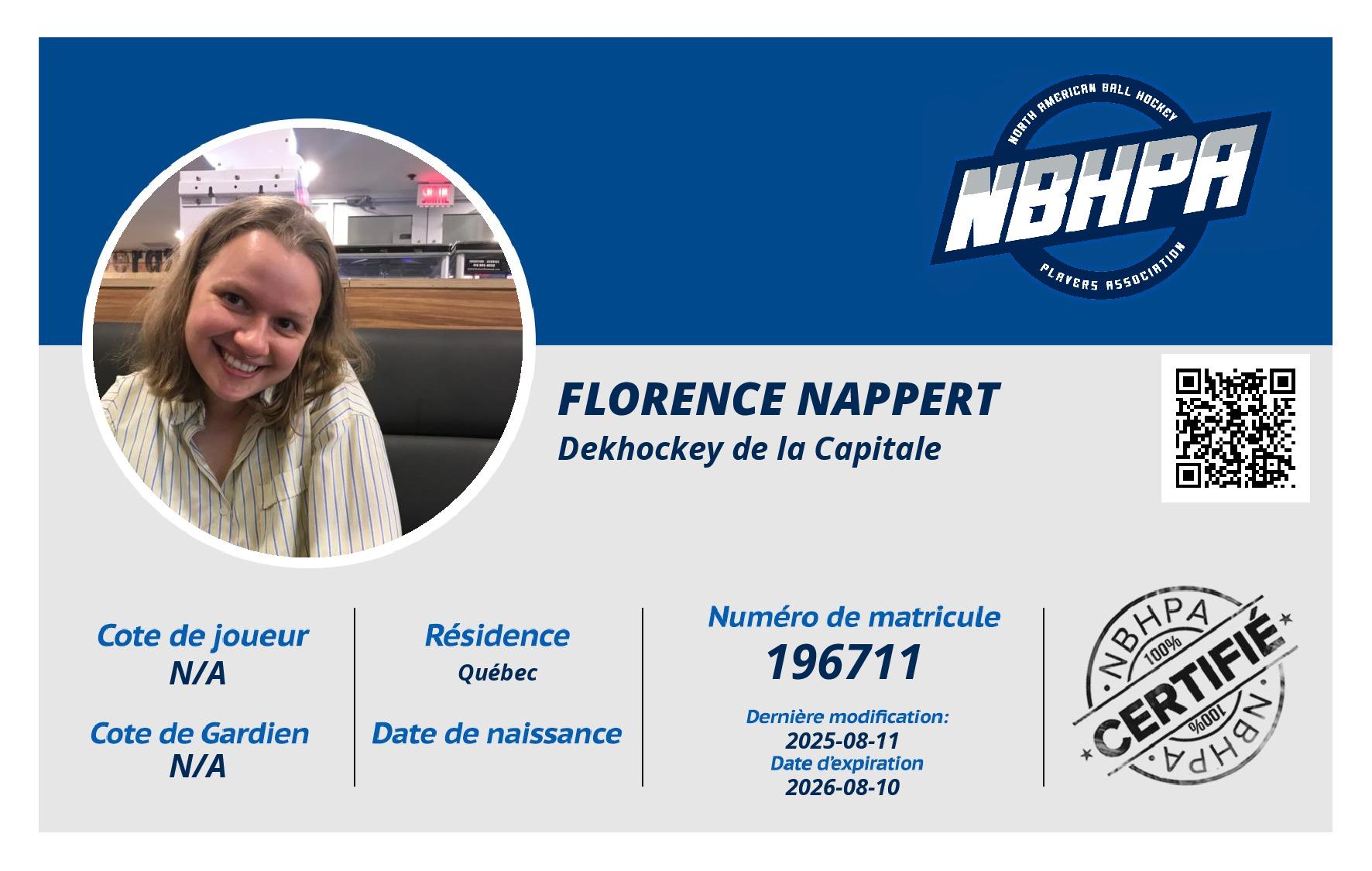 Florence Nappert