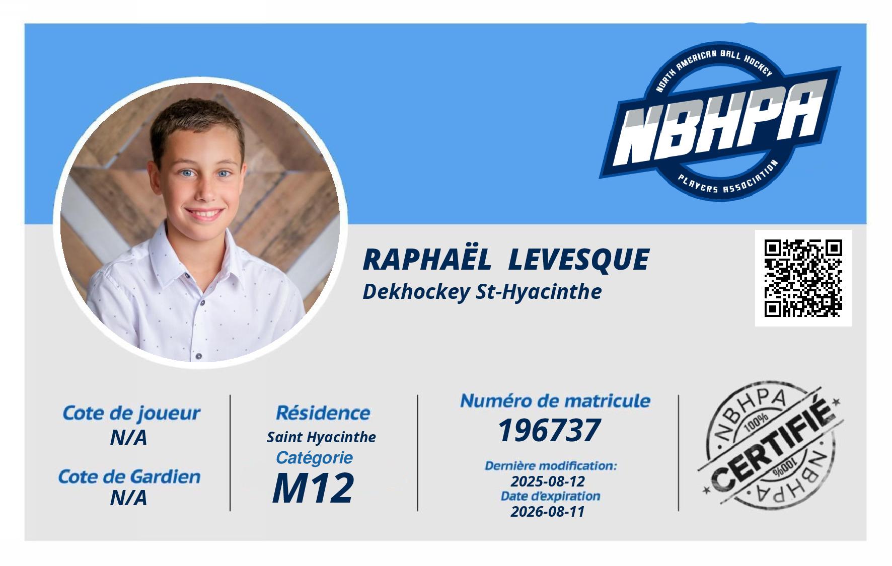 Raphaël  Levesque 