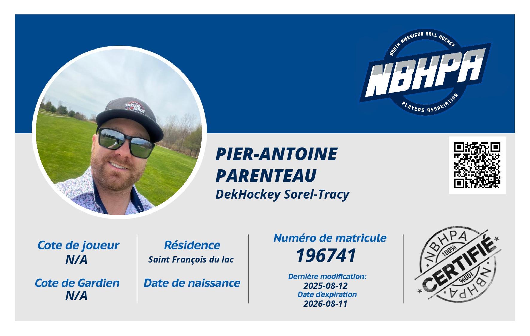 Pier-Antoine  Parenteau 