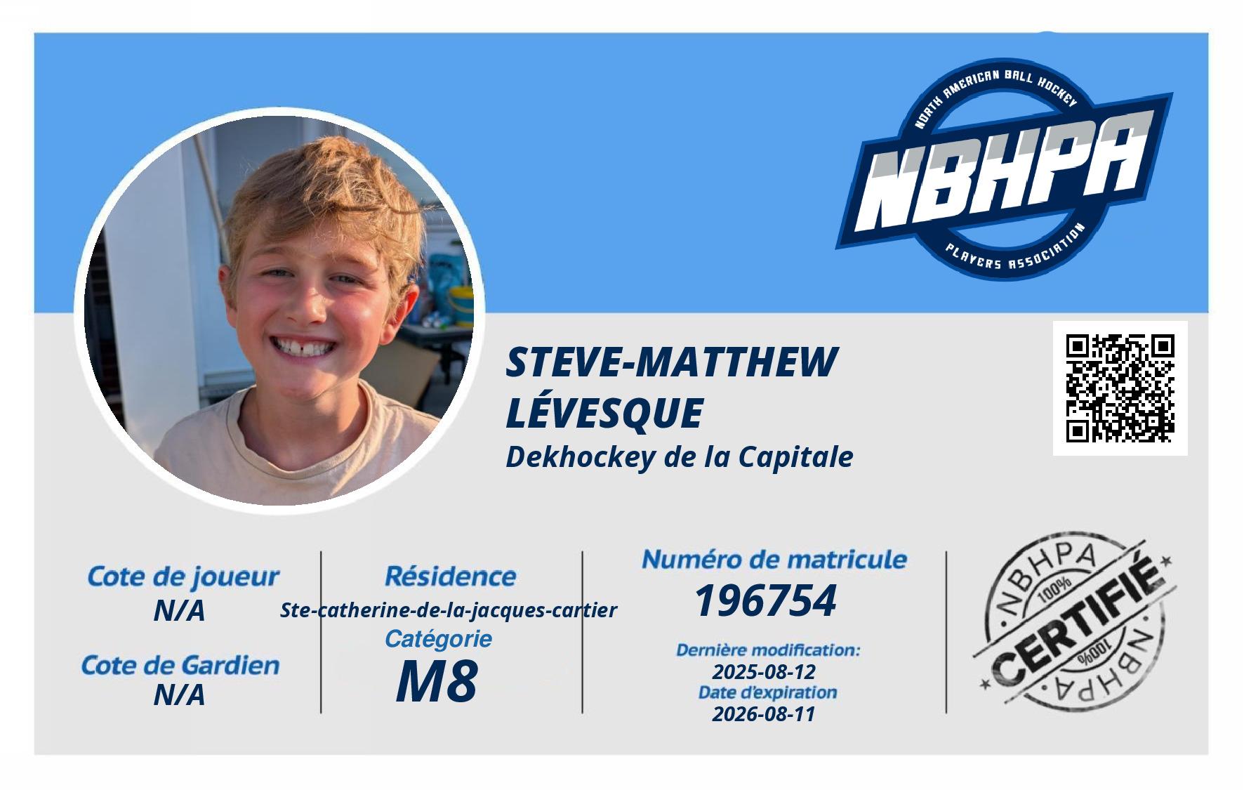 Steve-Matthew  Lévesque 