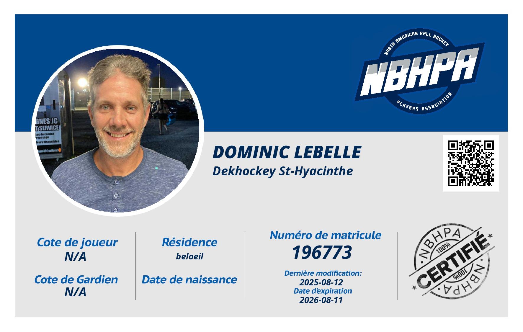dominic lebelle