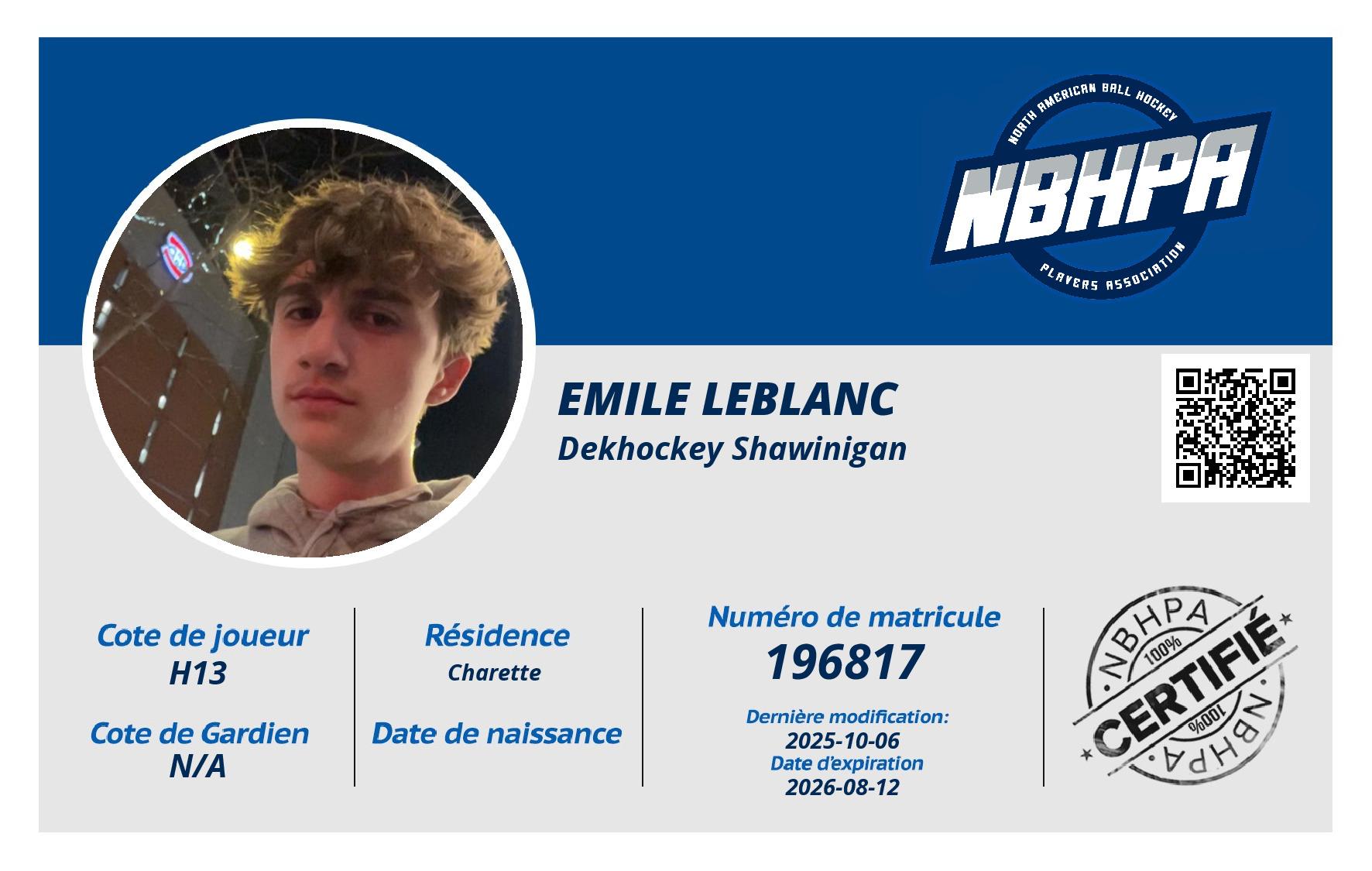 Emile Leblanc