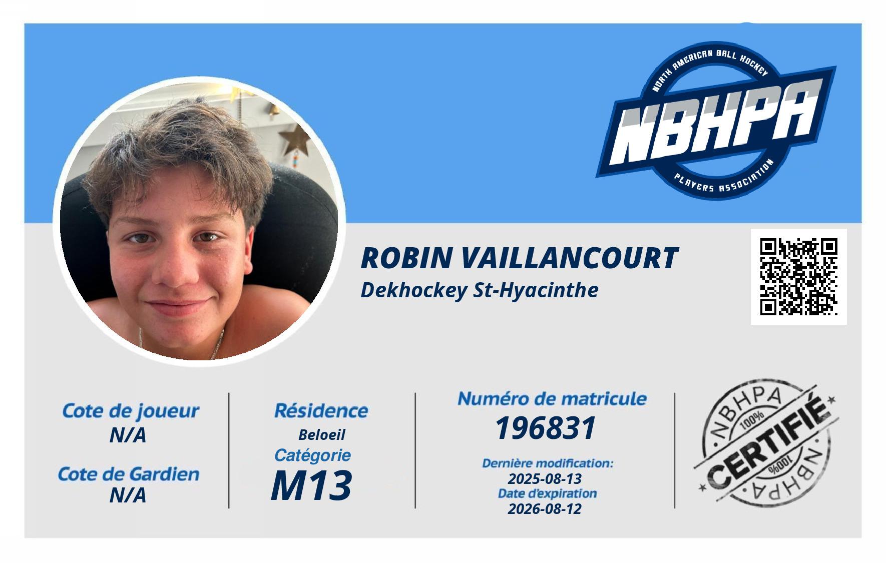 Robin Vaillancourt 
