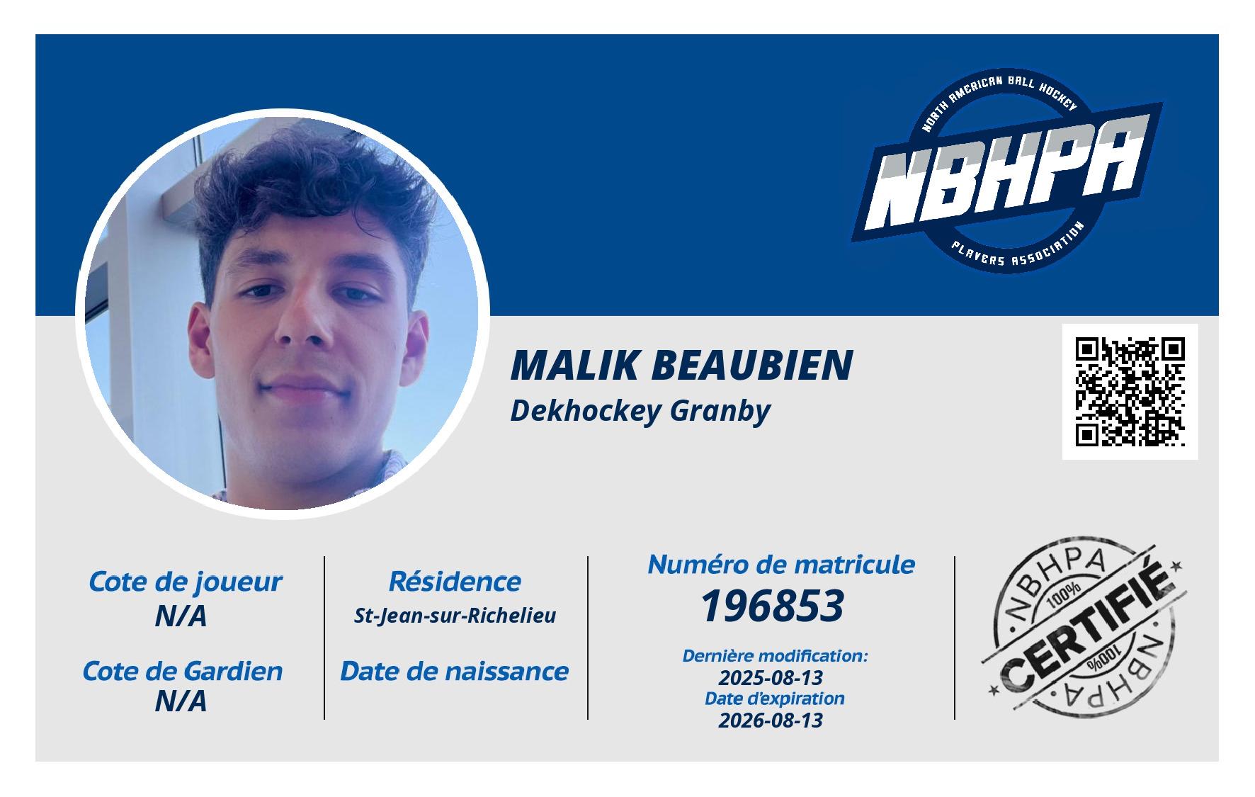 Malik Beaubien