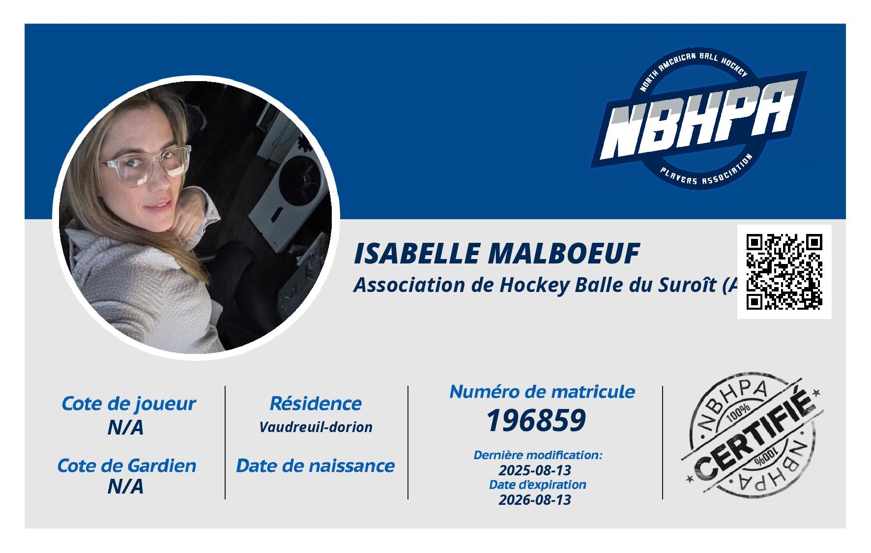 Isabelle Malboeuf
