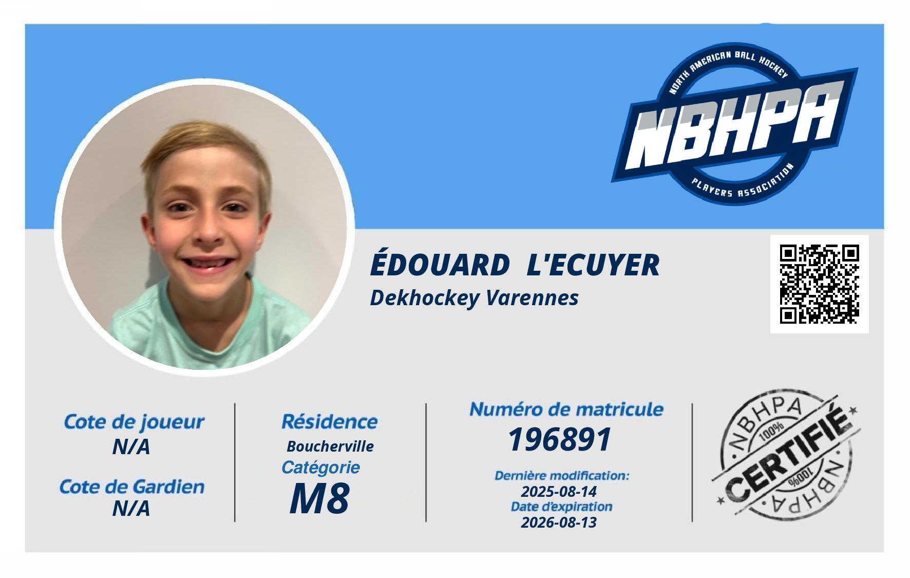 Édouard  L'Ecuyer