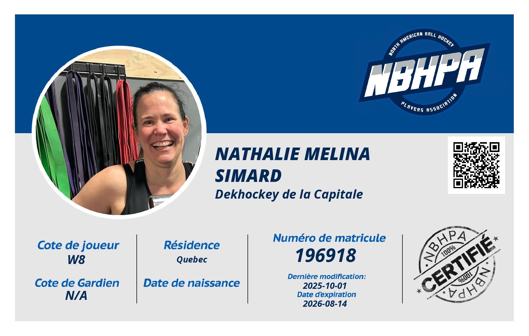 Nathalie Melina Simard
