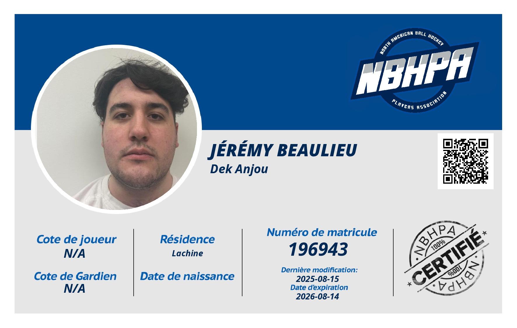 Jérémy Beaulieu