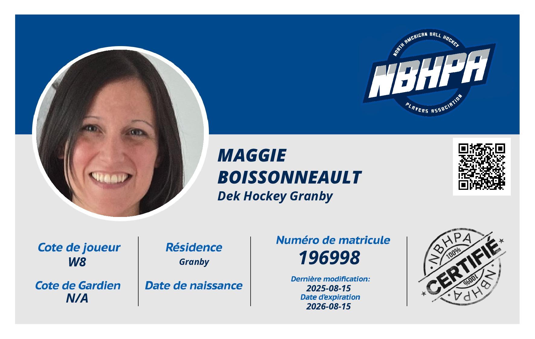 Maggie Boissonneault