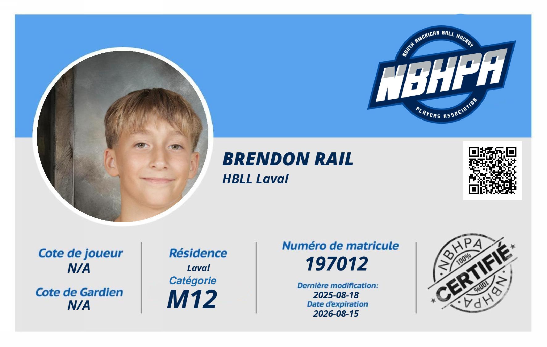 Brendon Rail