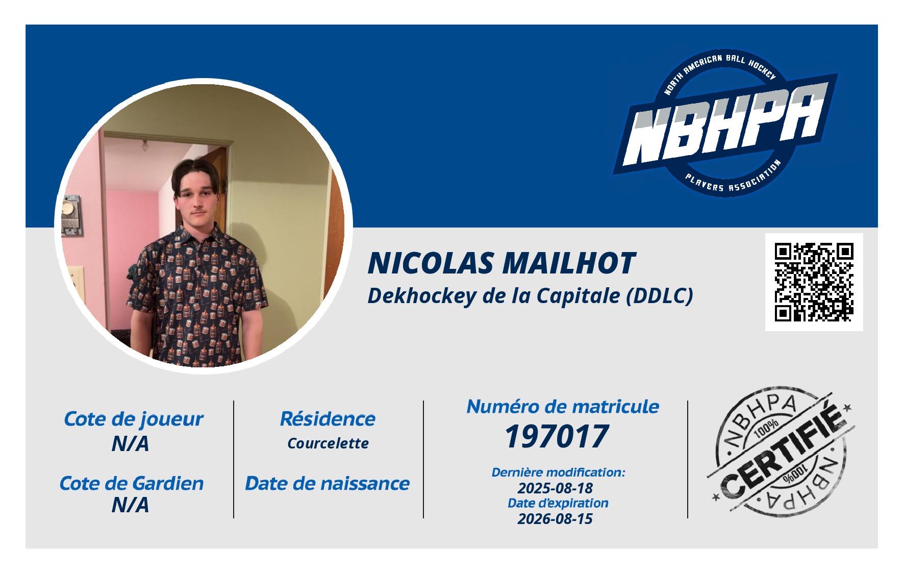 Nicolas Mailhot