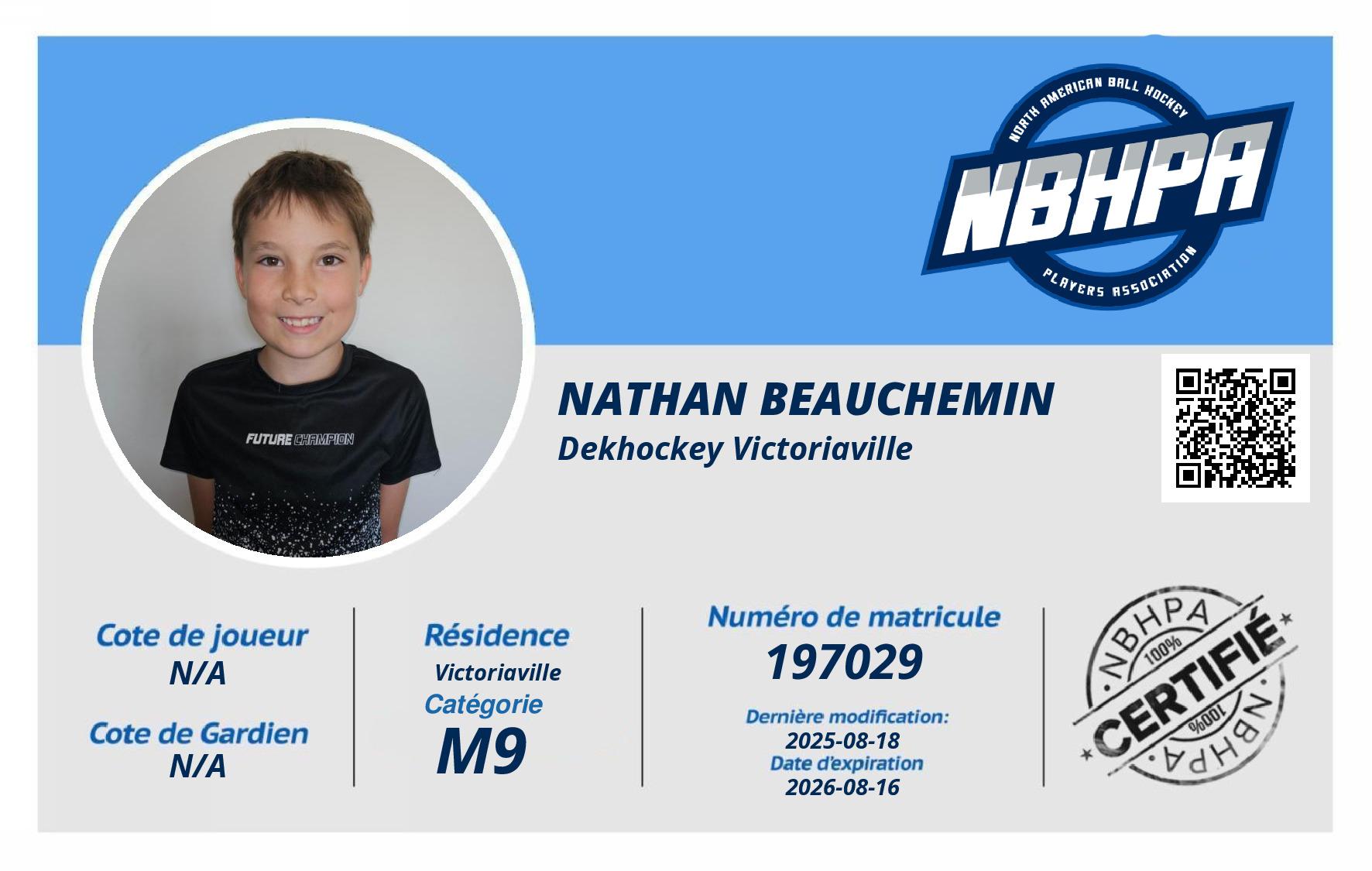 Nathan Beauchemin
