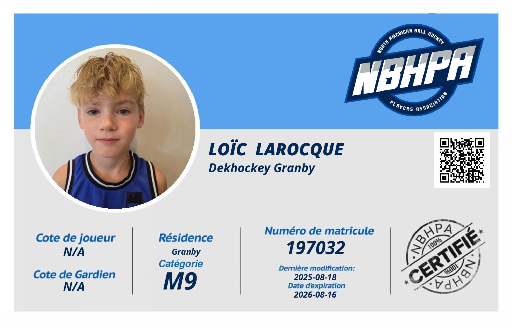 Loïc  Larocque