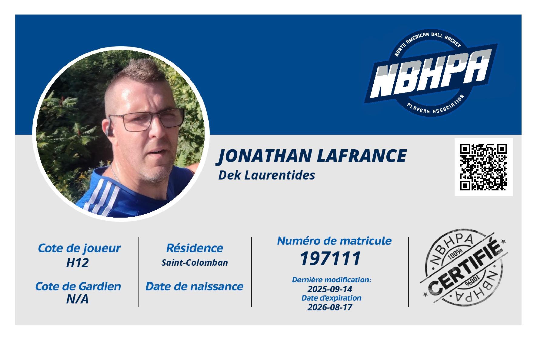 Jonathan Lafrance