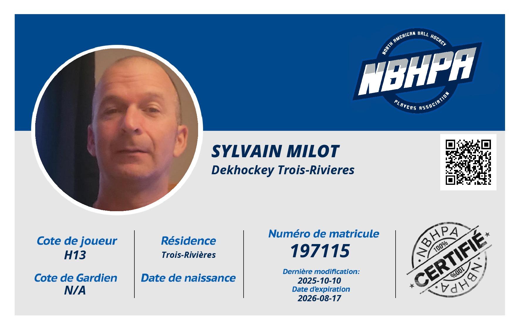 Sylvain Milot