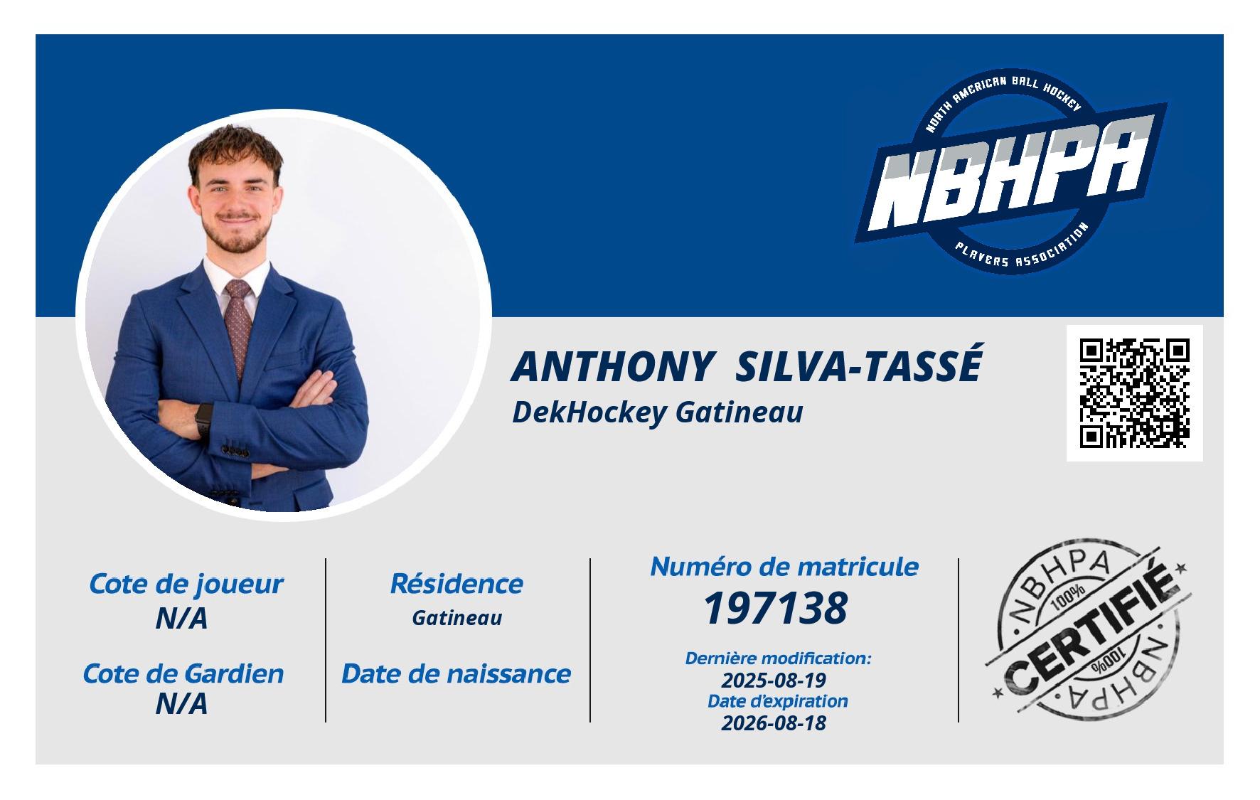 Anthony  Silva-Tassé