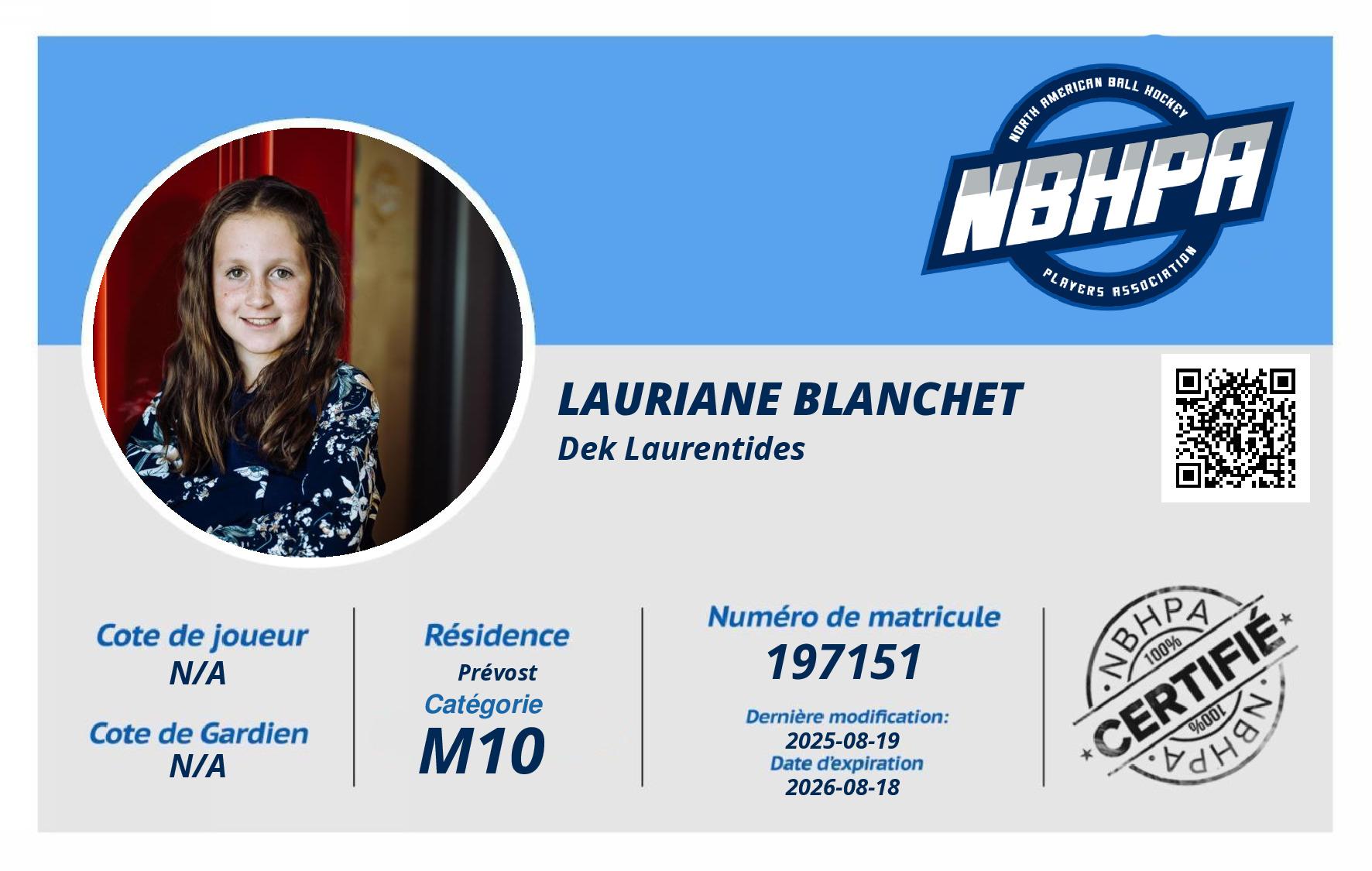 Lauriane Blanchet