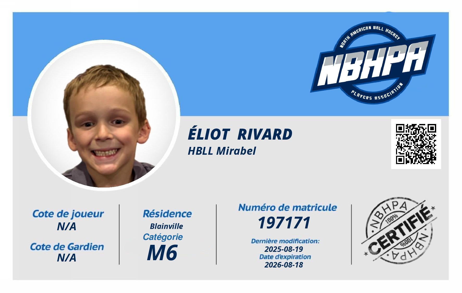 Éliot  Rivard