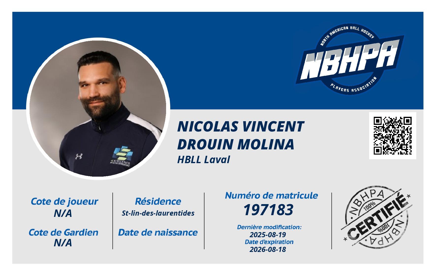 Nicolas Vincent  Drouin Molina 