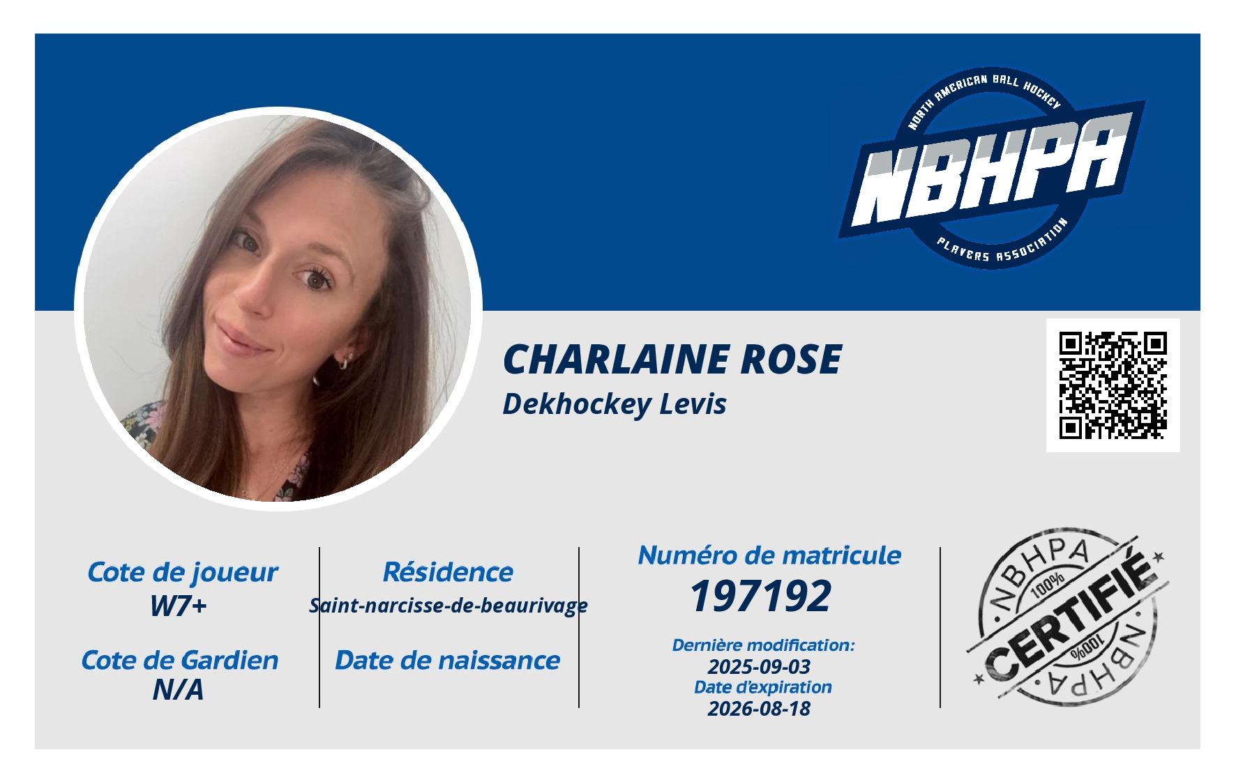 Charlaine Rose 