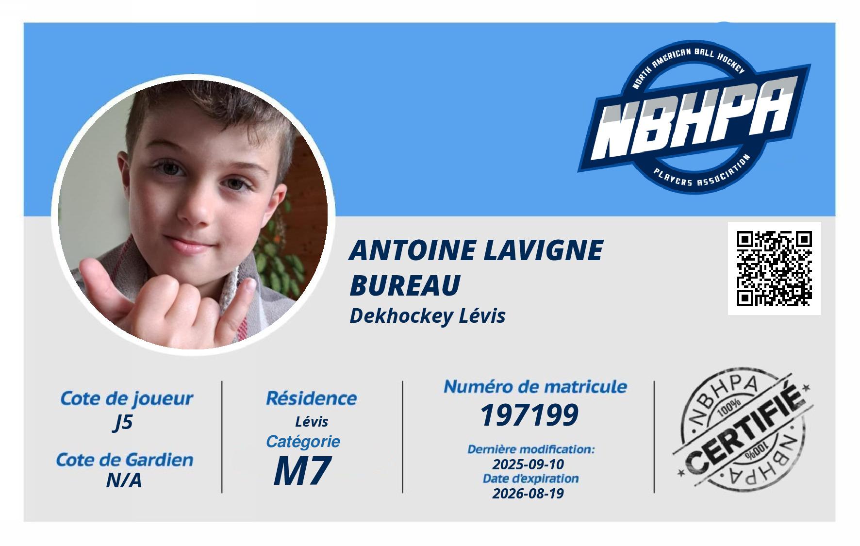 Antoine Lavigne Bureau