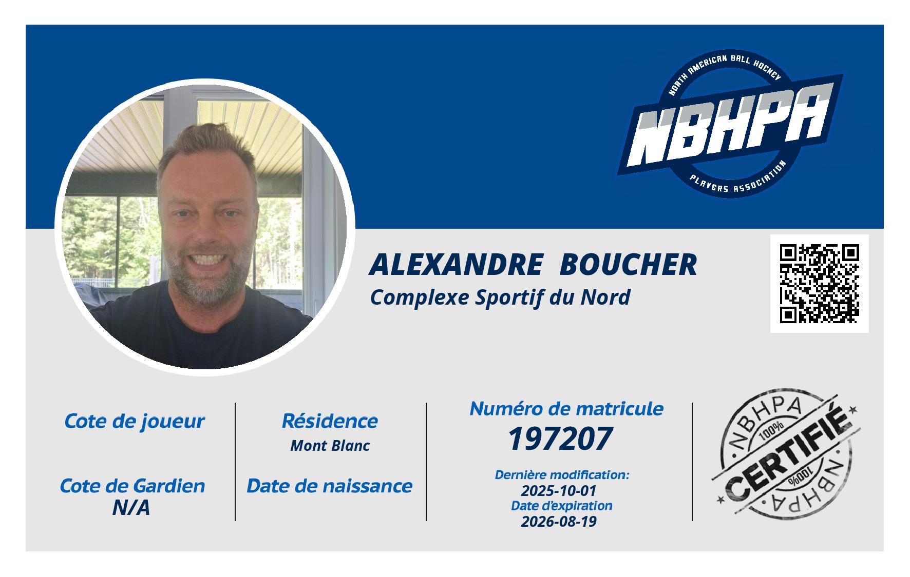 Alexandre  Boucher 