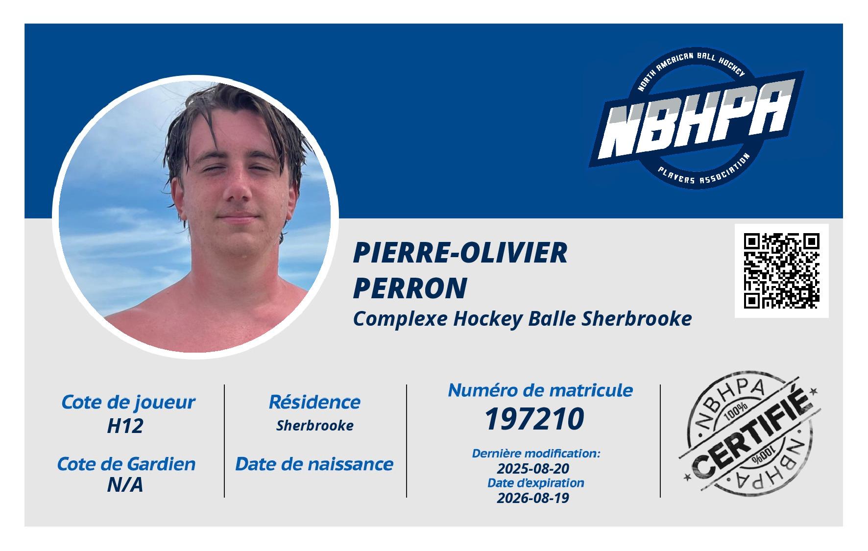 Pierre-olivier Perron