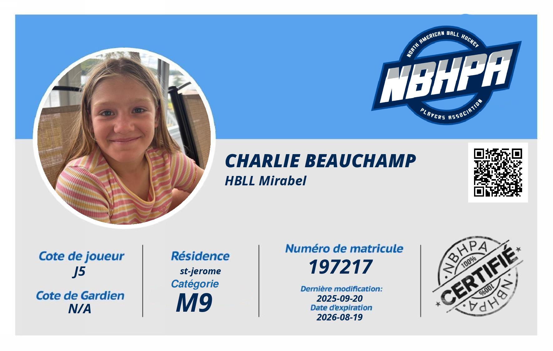 Charlie Beauchamp