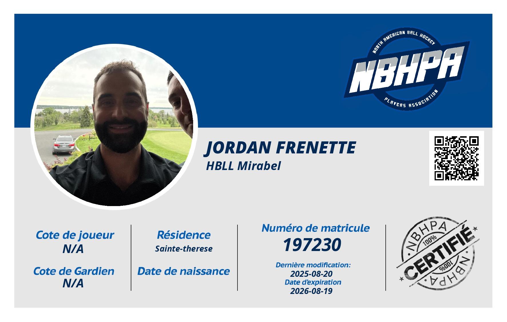 Jordan Frenette