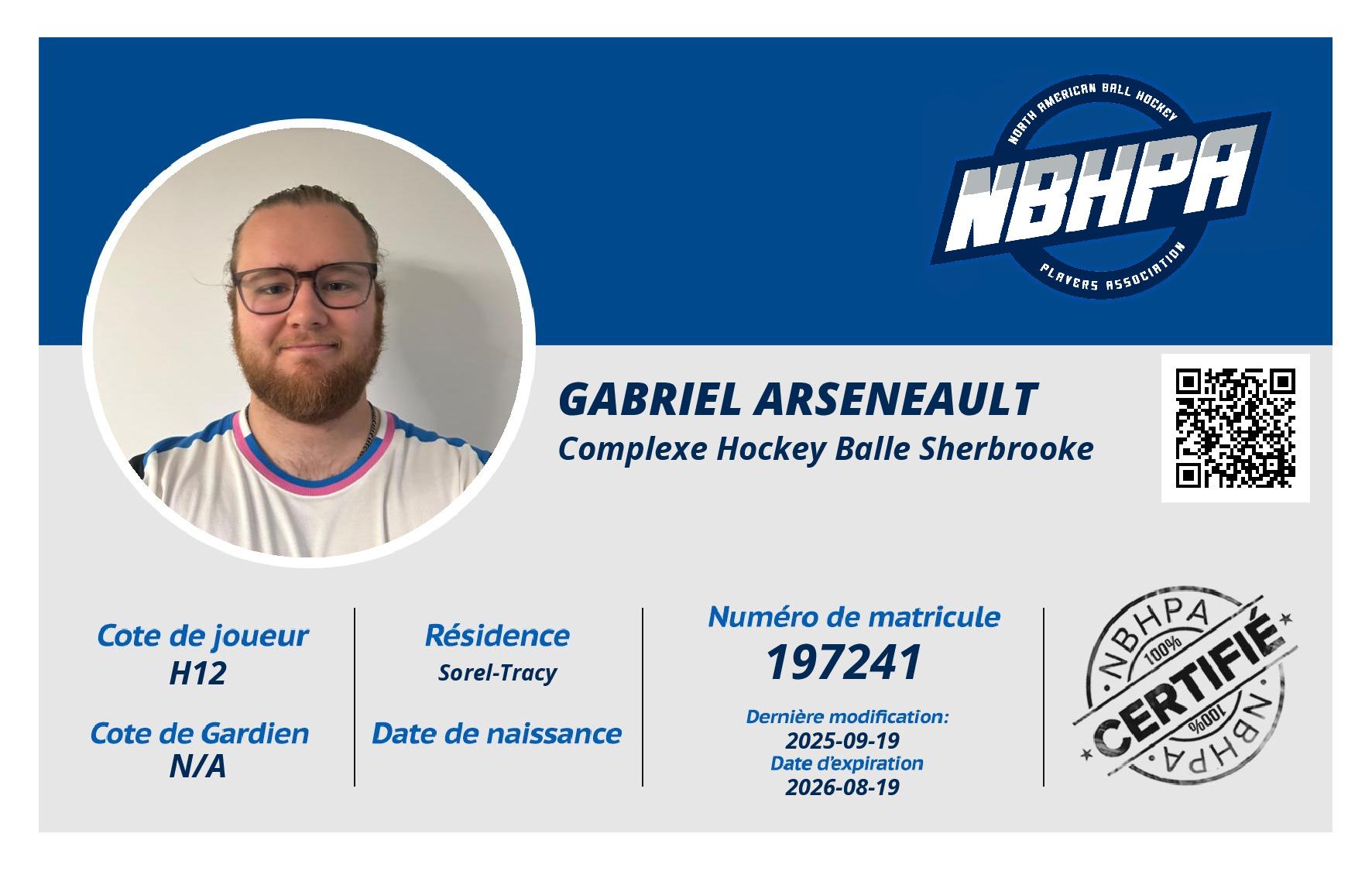 gabriel arseneault