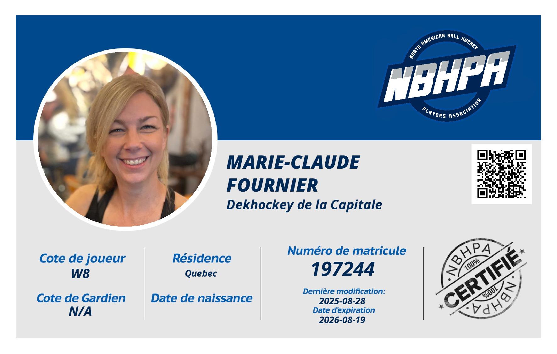 Marie-Claude  Fournier