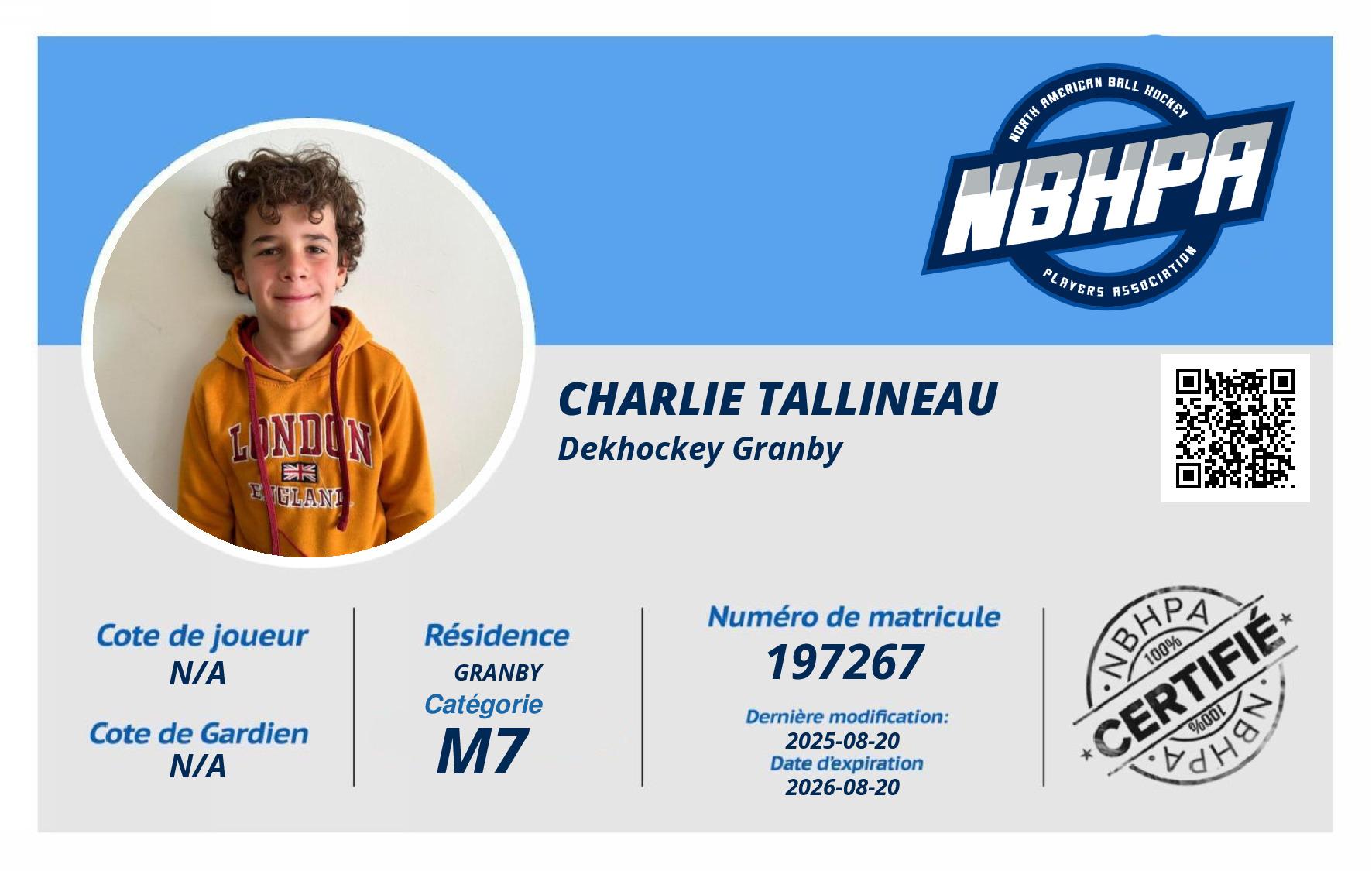 Charlie Tallineau
